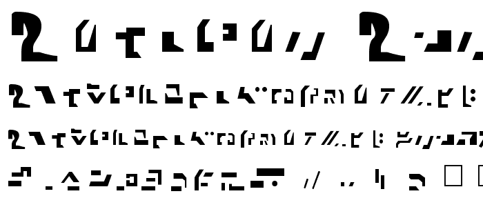 Ancient Autobot font